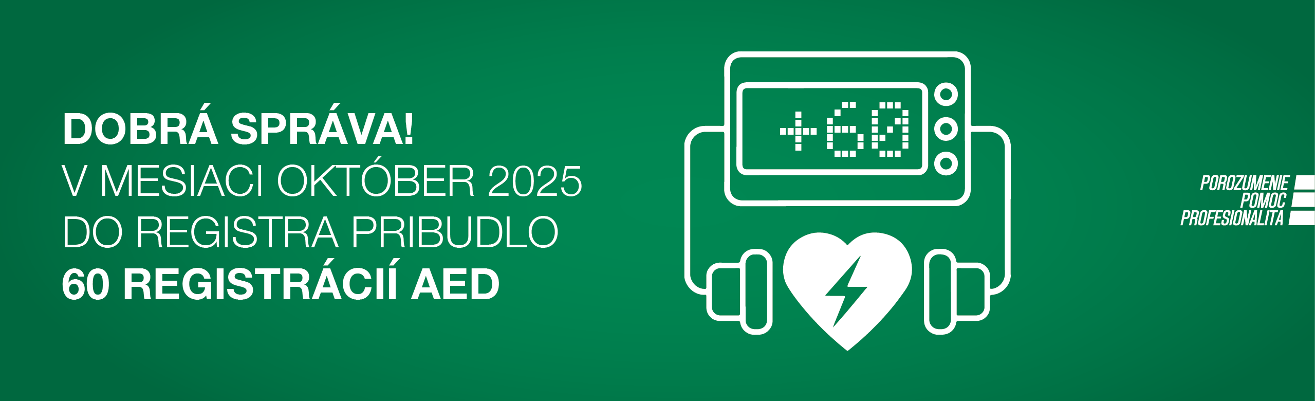 Čím viac AED-čiek, tým väčšia šanca na prežitie – obrázok – banner